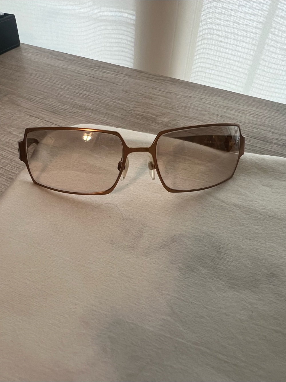 Vintage CHANEL Brown Square Sunglasses Frame | Gold CC Logo | TLC / Repair